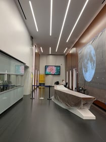Video Wall at the Trailer Park Lobby