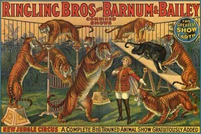 JARED BELL circus-poster