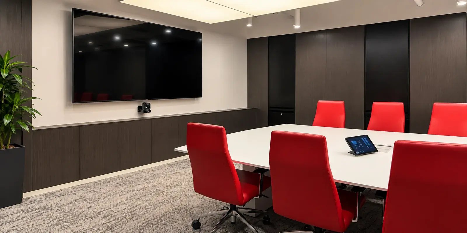 Commercial AV conference room installation in Los Angeles by AV Planners
