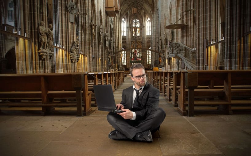 man sitting