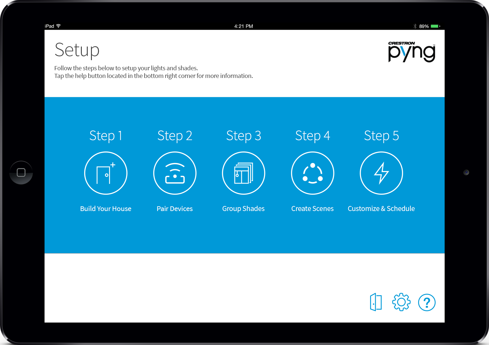 Full Office Automation Using The Crestron Pyng App