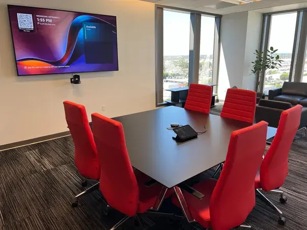 Yokohama Tire conference room with AV system installed by AV Planners